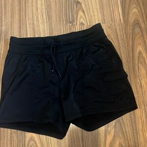 The North Face black shorts size medium, elastic waist